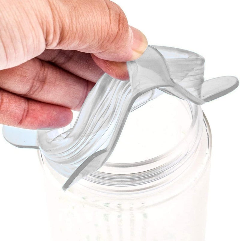 Home Brand Silicone Stretch Lids 6 Pack, Suction Lid Multi Size Reusable Durable Food Storage Covers For Bowls, Cups, Pots, Food Fresh Saver Cover(White) - Image 4